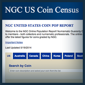 NGC US Coin Census